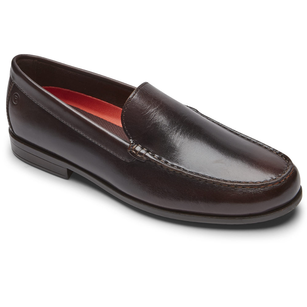 Rockport Mens Classic Lite 2 Venetian - Slip-On Dark Brown - AFY473825